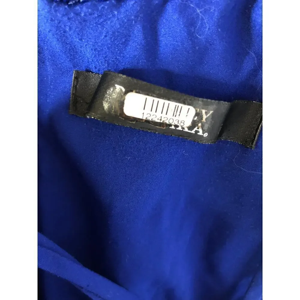 Badgley Mischka Gown Sweetheart Cobalt Blue L
